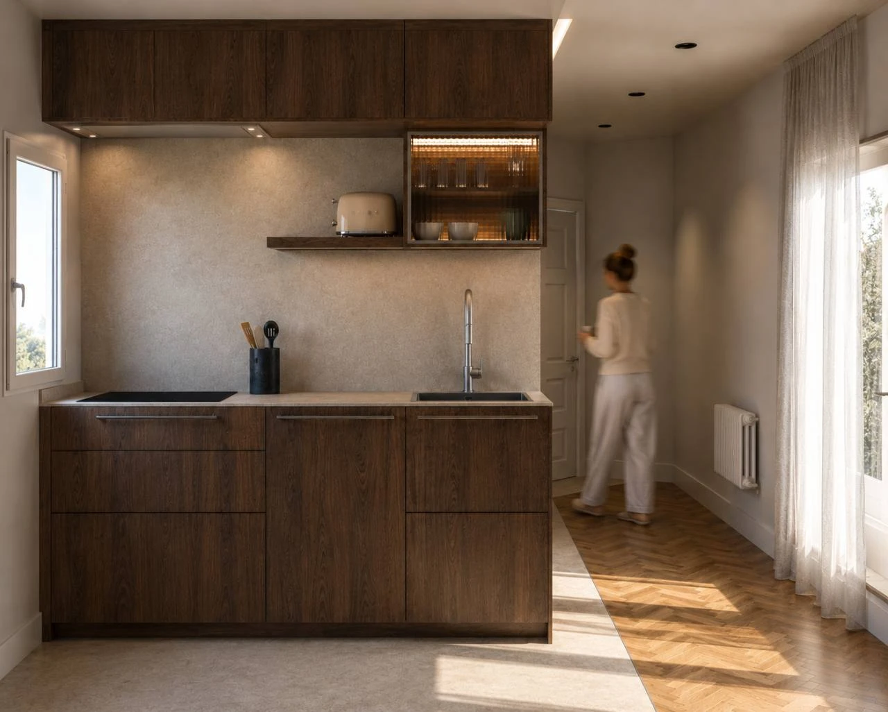 RFG63 — cocina en nogal